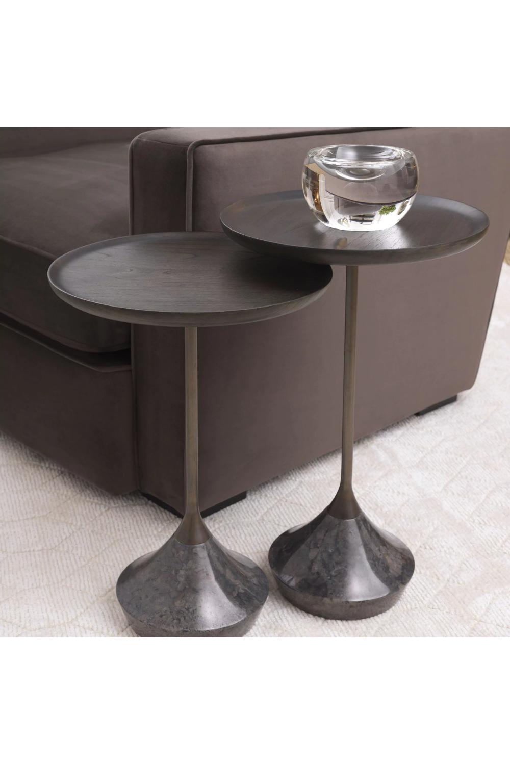 Marble Side Table set of 2 | Eichholtz Puglia | Oroa.com