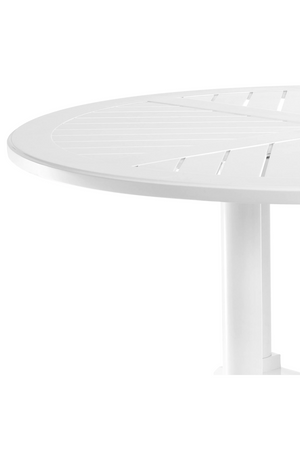 White Round Outdoor Dining Table L | Eichholtz Bell Rive | Oroa.com