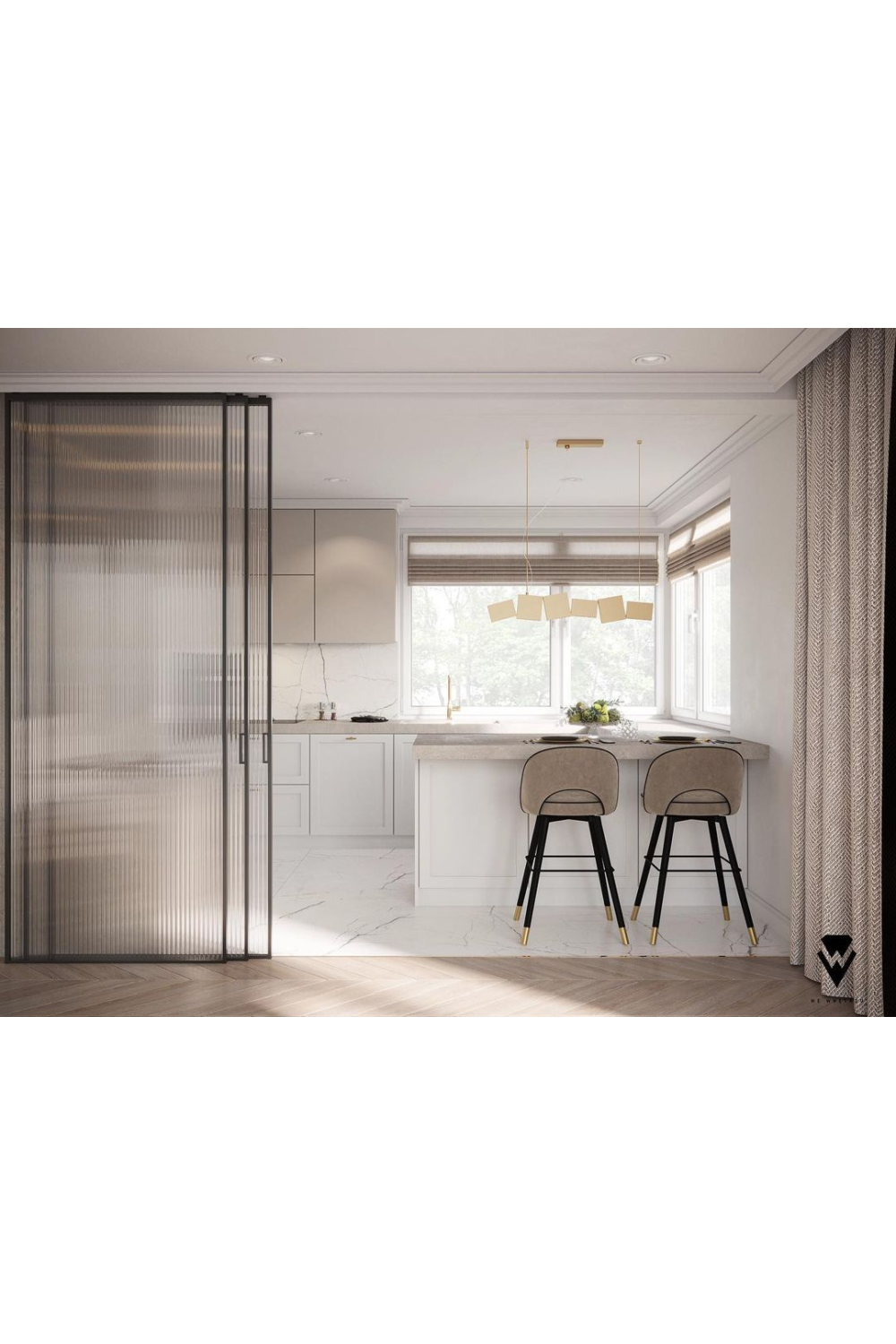 Cut-Out Back Bar Stools (2) | Eichholtz Cliff | Oroa.com