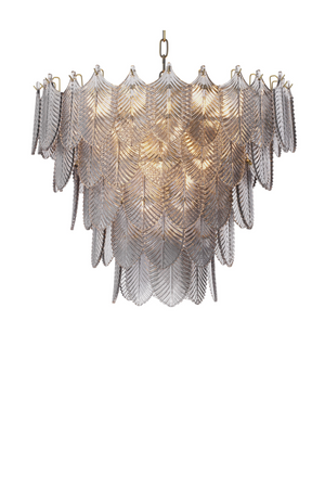 Smoked Glass Layered Chandelier | Eichholtz Verbier | Oroa.com