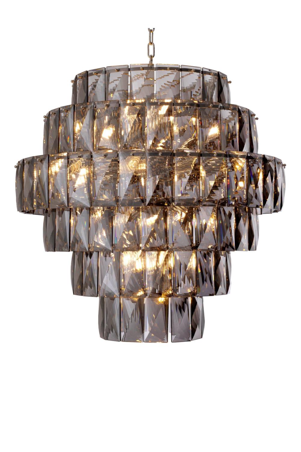 Glass Layered Chandelier L | Eichholtz Amazone | Oroa.com