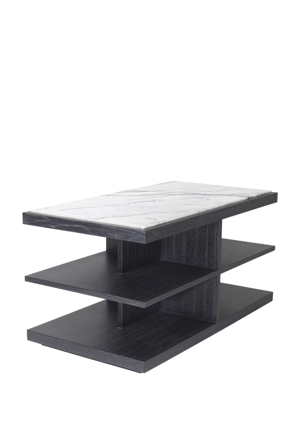 Wooden Marble Top Side Table | Eichholtz Miguel | Oroatrade.com