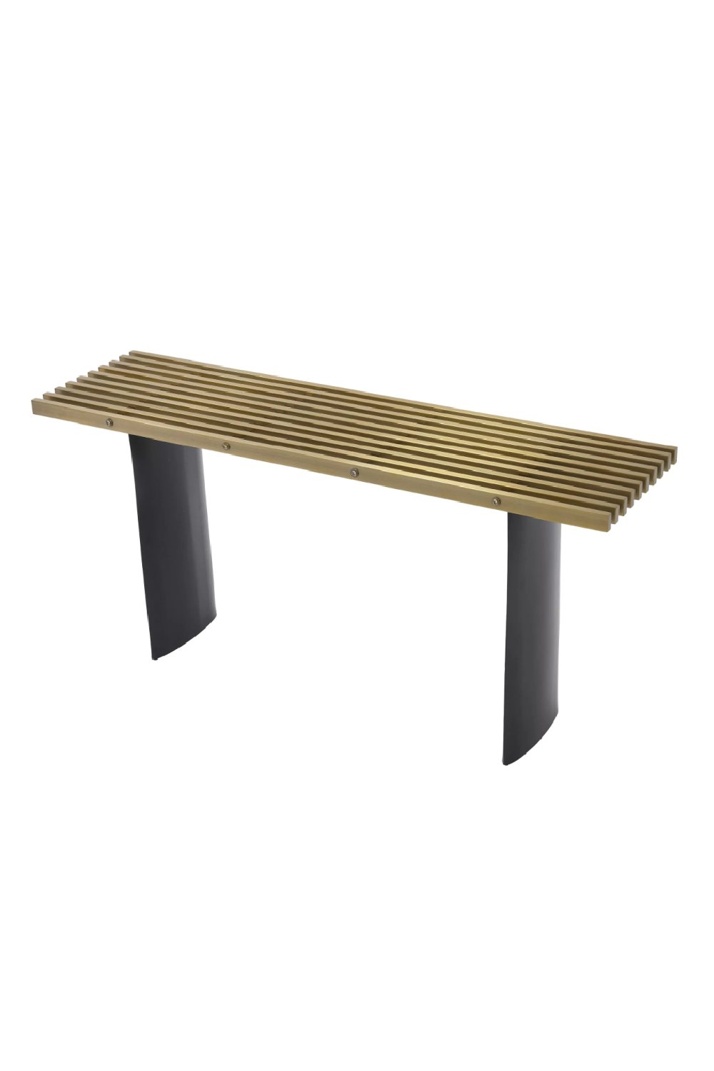 Brushed Brass Finish Console Table | Eichholtz Vauclair | OROA.com