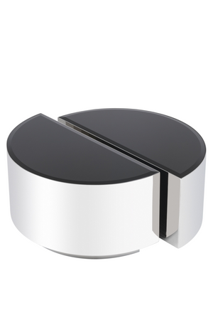 Semi-Circular Glass Side Tables (2) | Eichholtz Astra | Oroa.com