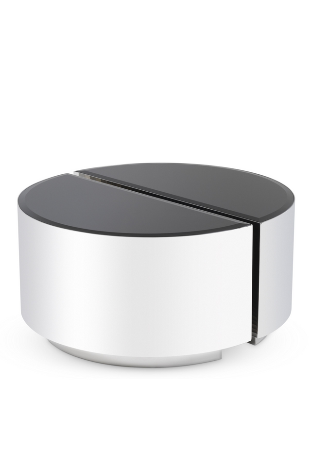 Semi-Circular Glass Side Tables (2) | Eichholtz Astra | Oroa.com