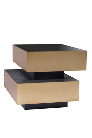 Brass Stacked Side Table | Eichholtz Shelton | OROA TRADE