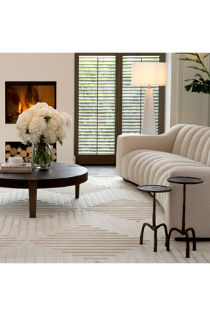 Round Bronze Side Table | Eichholtz Kubu | Oroa.com