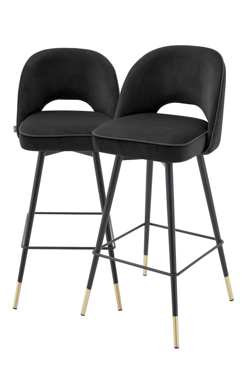 Upholstered Swivel Counter Stool Set (2) | Eichholtz Cliff | Oroa.com