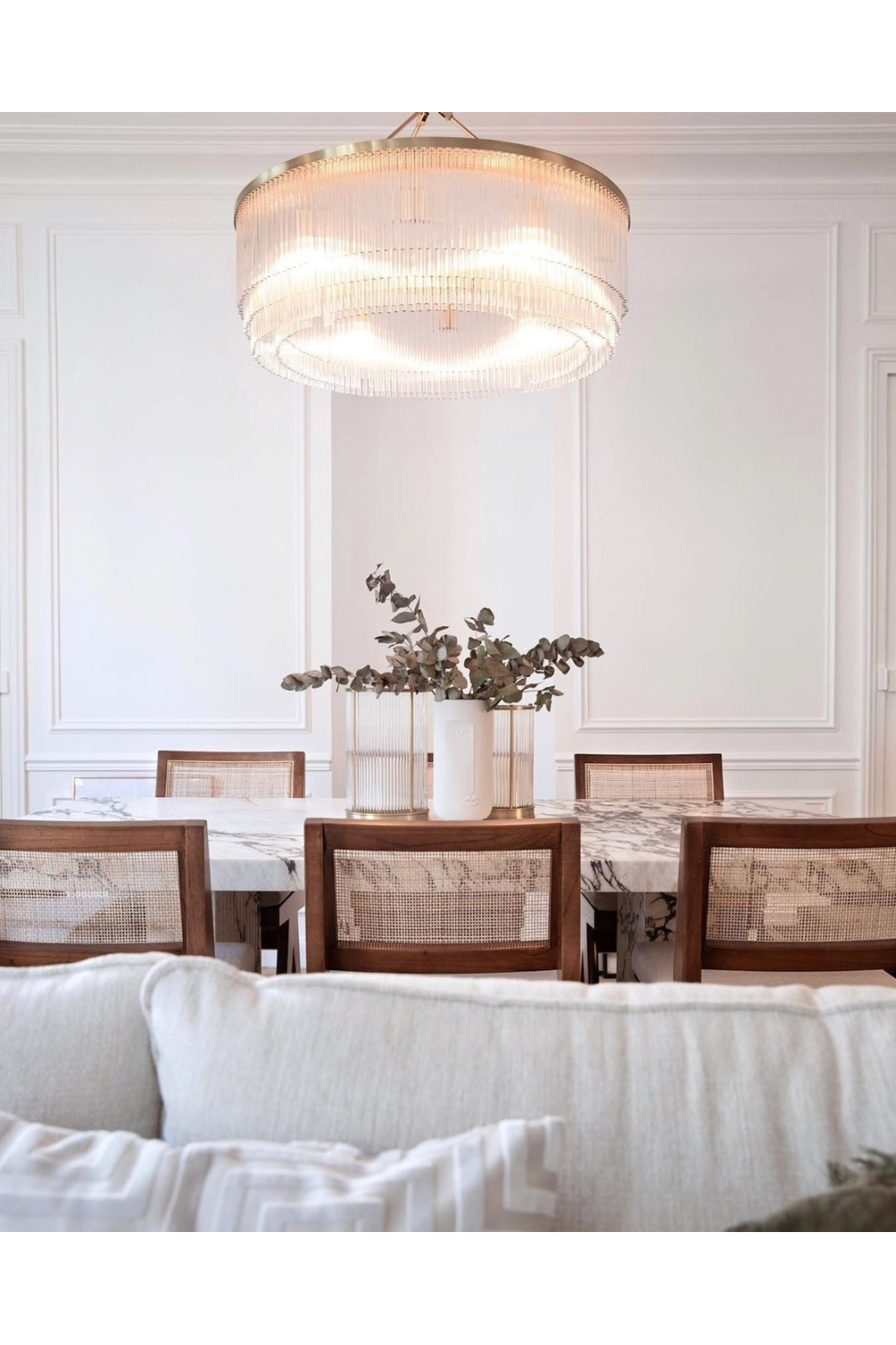 Glass Layered Chandelier L | Eichholtz Hector | Oroa.com