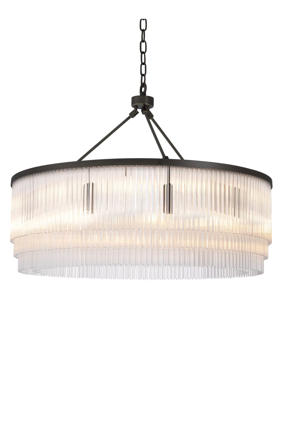 Glass Layered Chandelier L | Eichholtz Hector | Oroa.com