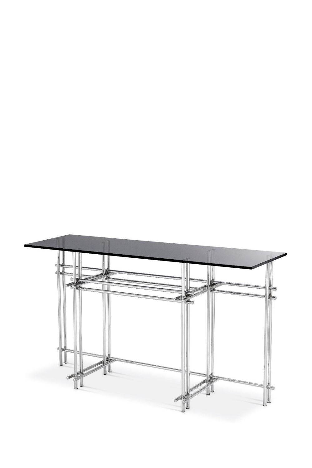 Smoked Glass Steel Console Table | Eichholtz Quinn | Oroa.com