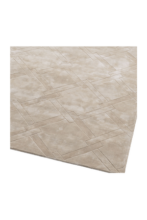 Hand Woven Plush Silver Sand Carpet | Eichholtz La Belle| Oroat.com