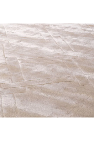 Hand Woven Plush Silver Sand Carpet | Eichholtz La Belle| Oroat.com