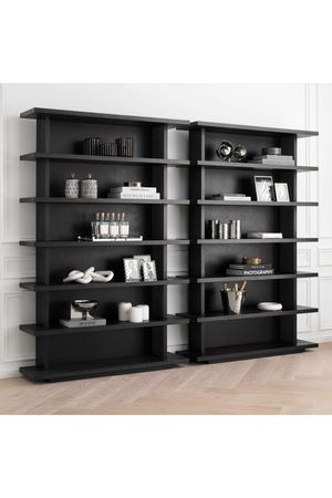 Charcoal Gray Oak Bookcase | Eichholtz Malibu | OROA.com