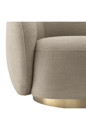 (Open Box) Modern Minimalist Swivel Chair | Eichholtz Brice