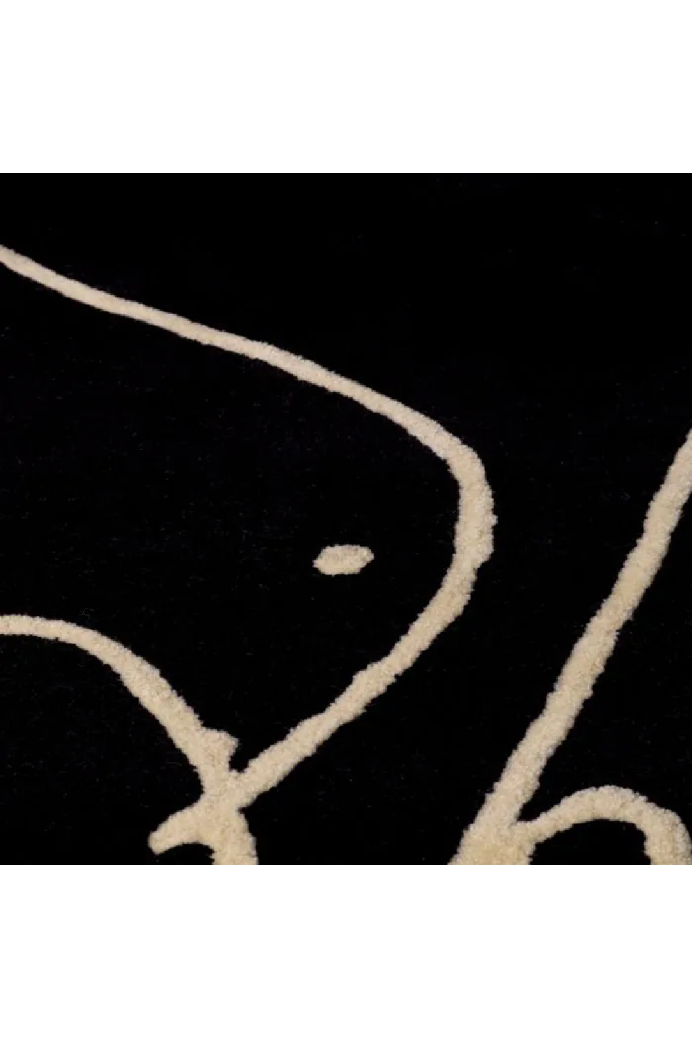 Black Wool Carpet 10' x 13' | Eichholtz Piccione | Oroa.com