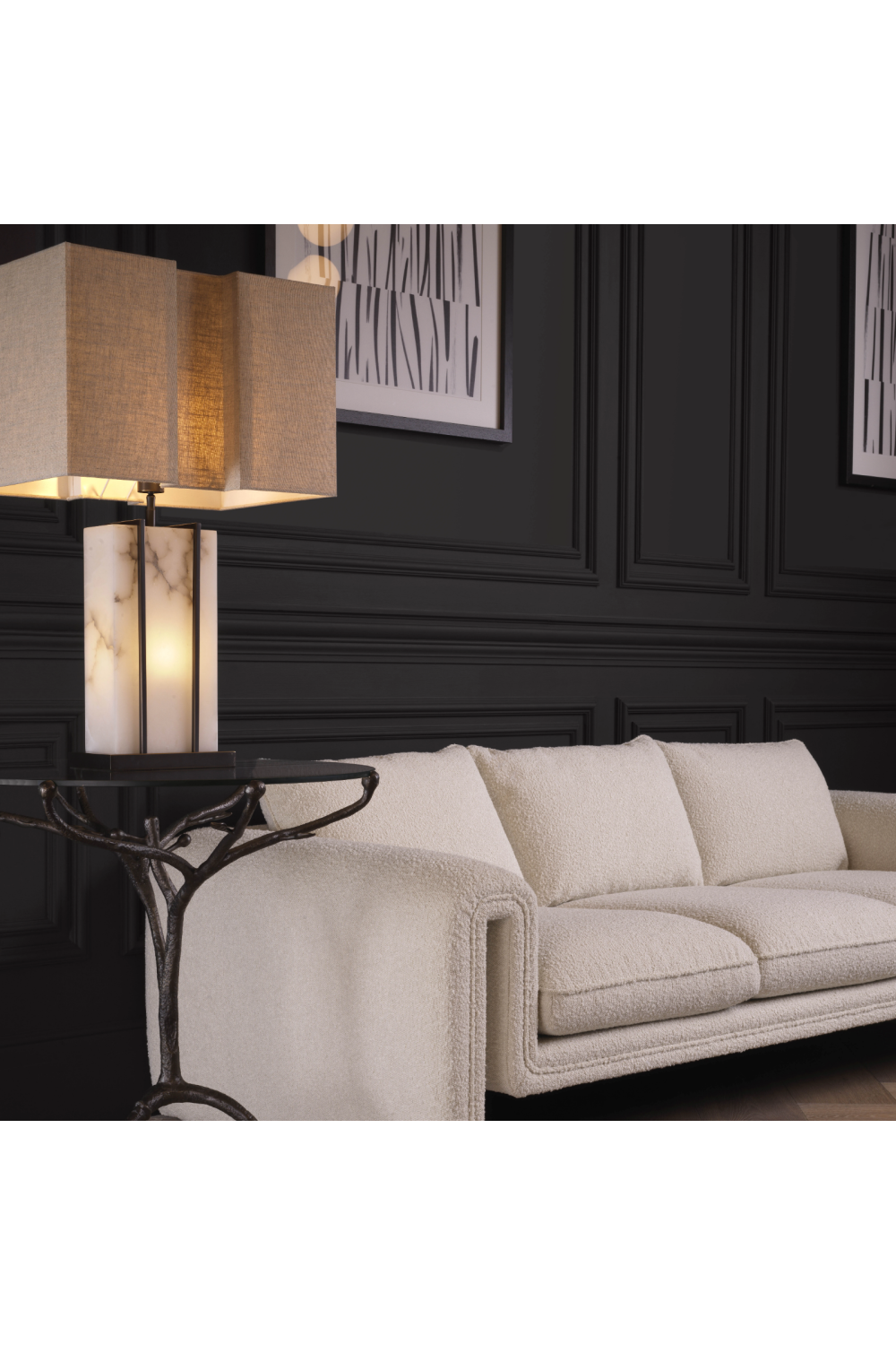 Linen Shade Modern Table Lamp | Eichholtz Graham | OROA.com
