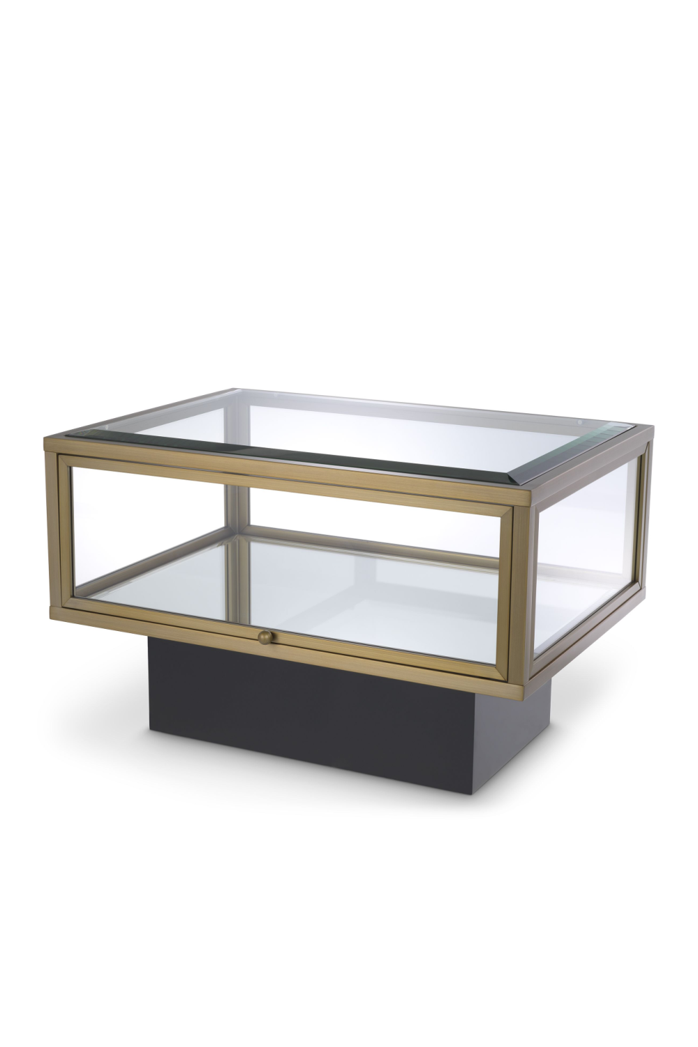 Brass Framed Glass Side Table | Eichholtz Ryan | Oroa.com