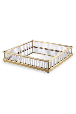 Mirror Bottom Square Tray | Eichholtz Cora | Oroa.com