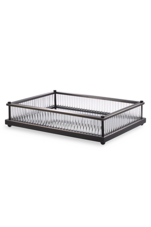 Mirror Bottom Rectangular Tray | Eichholtz Cora | Oroa.com