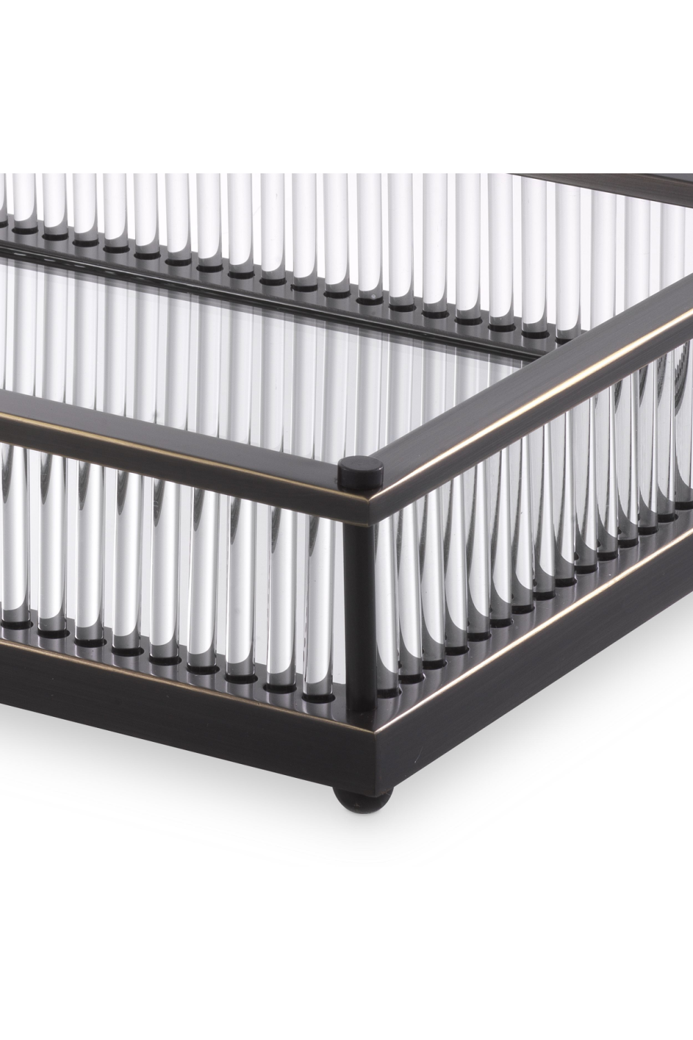 Mirror Bottom Rectangular Tray | Eichholtz Cora | Oroa.com