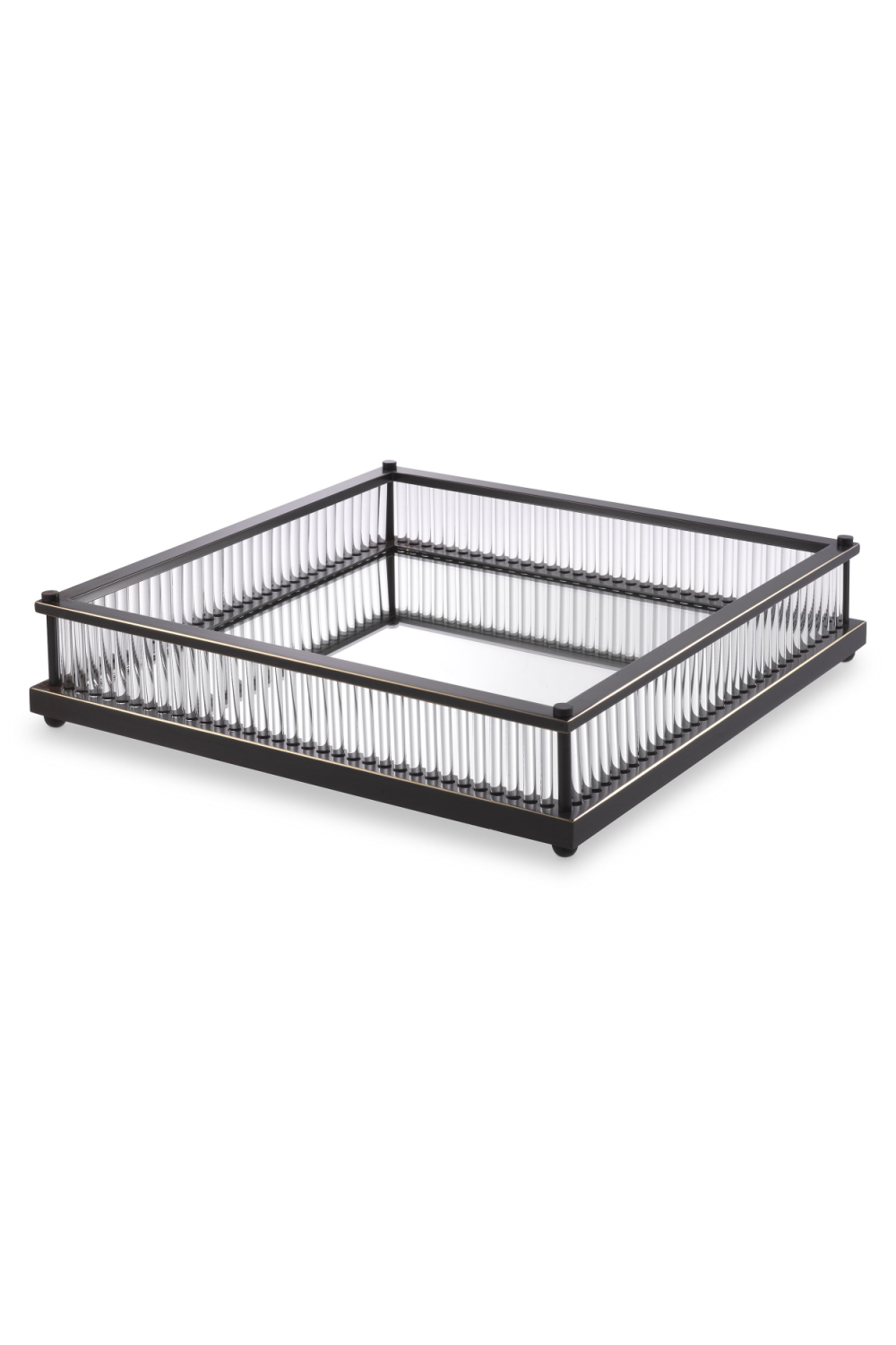 Mirror Bottom Square Tray | Eichholtz Cora | Oroa.com