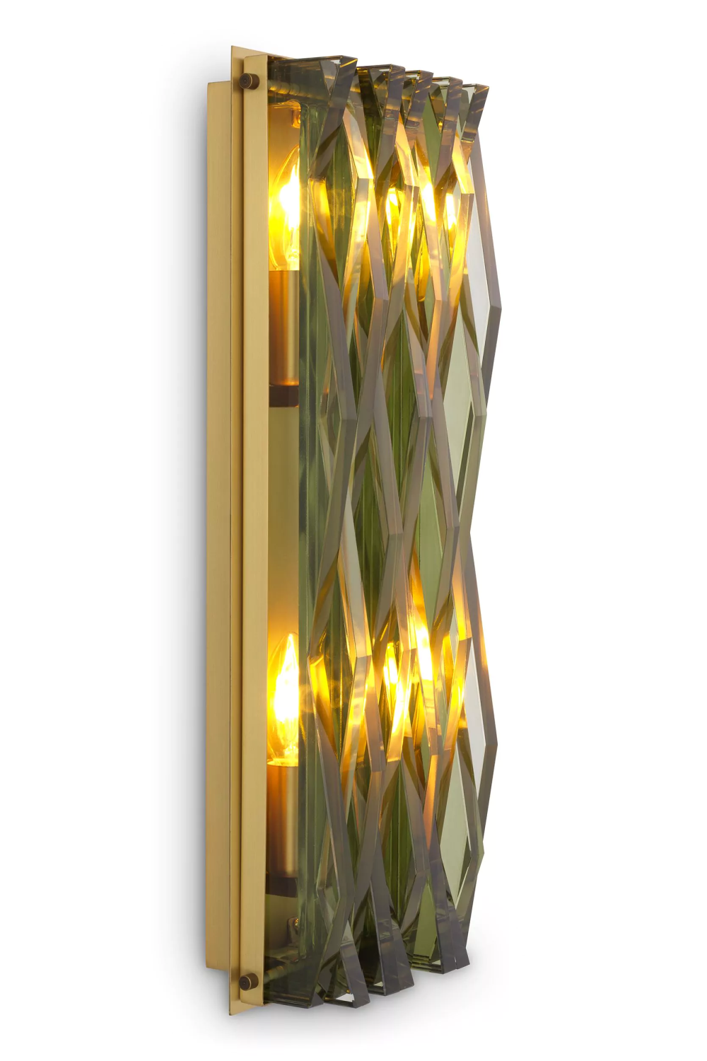 Geometrical Glass Wall Lamp L | Eichholtz Nuvola | Oroa.com