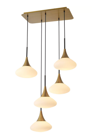 White Glass Cluster Chandelier | Eichholtz Duco | Oroa.com