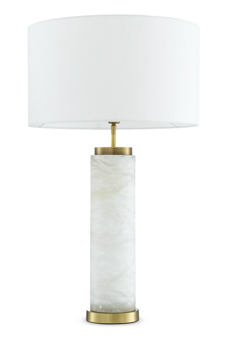 White Drum Shade Table Lamp | Eichholtz Lxry | OROATRADE.com