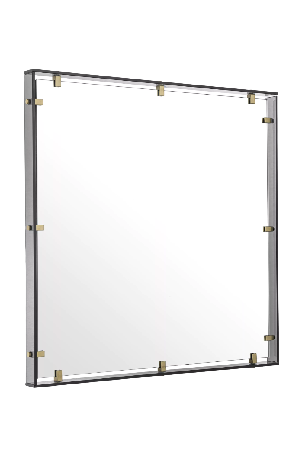 Smoke Glass Framed Mirror | Eichholtz Verona | OROA.com