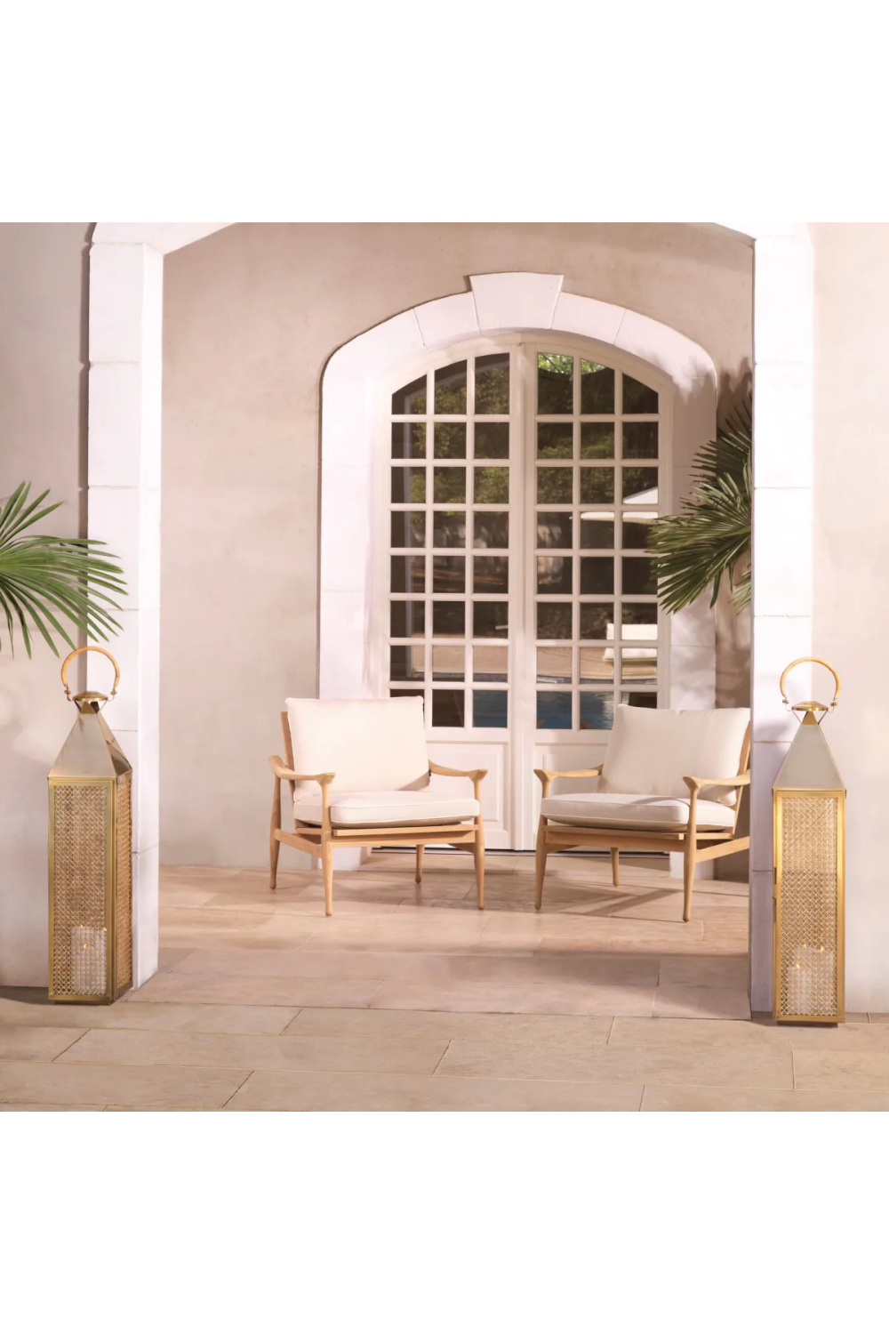 Natural Teak Outdoor Lounge Chair | Eichholtz Manzo | Oroa.com