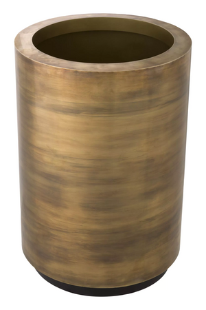 Vintage Brass Round Planter | Eichholtz Jasper