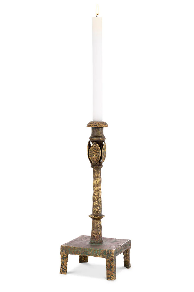 Antique Brass Candle Holder | Eichholtz Santoro | Oroa.com