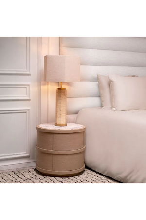 Modern Travertine Table Lamp | Eichholtz Newton | Oroa.com