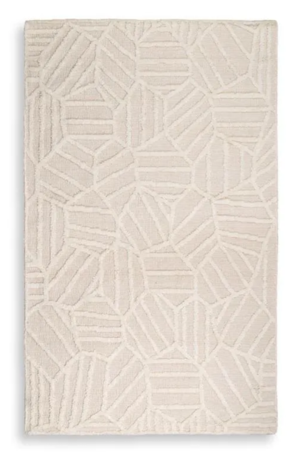 Cream Handwoven Wool Carpet | Eichholtz San Juan | Oroa.com