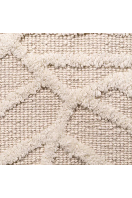 Cream Handwoven Wool Carpet | Eichholtz San Juan | Oroa.com