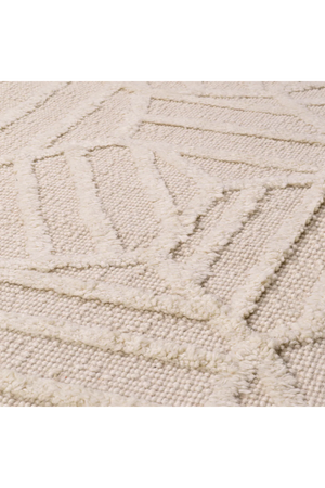 Cream Handwoven Wool Carpet | Eichholtz San Juan | Oroa.com