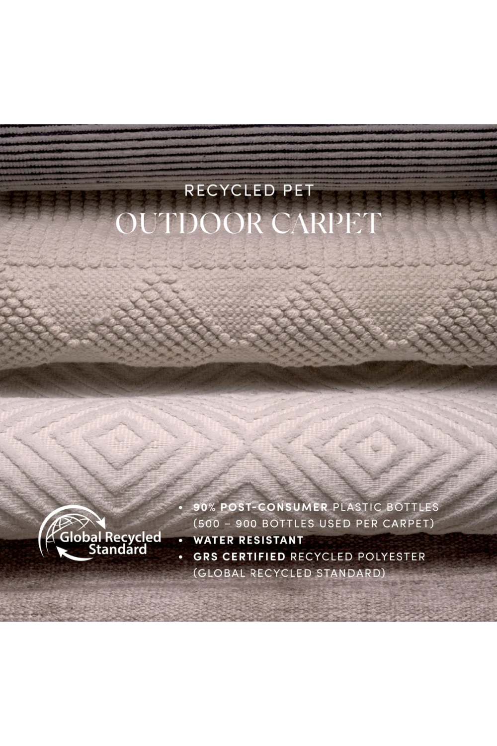 Geometric Patterned Outdoor Rug 10' x 13' | Eichholtz Romari | Oroatrade.com