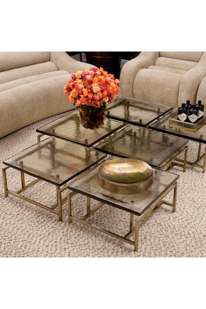Handmade Glass Coffee Table | Eichholtz Schlumberg | Oroa.com