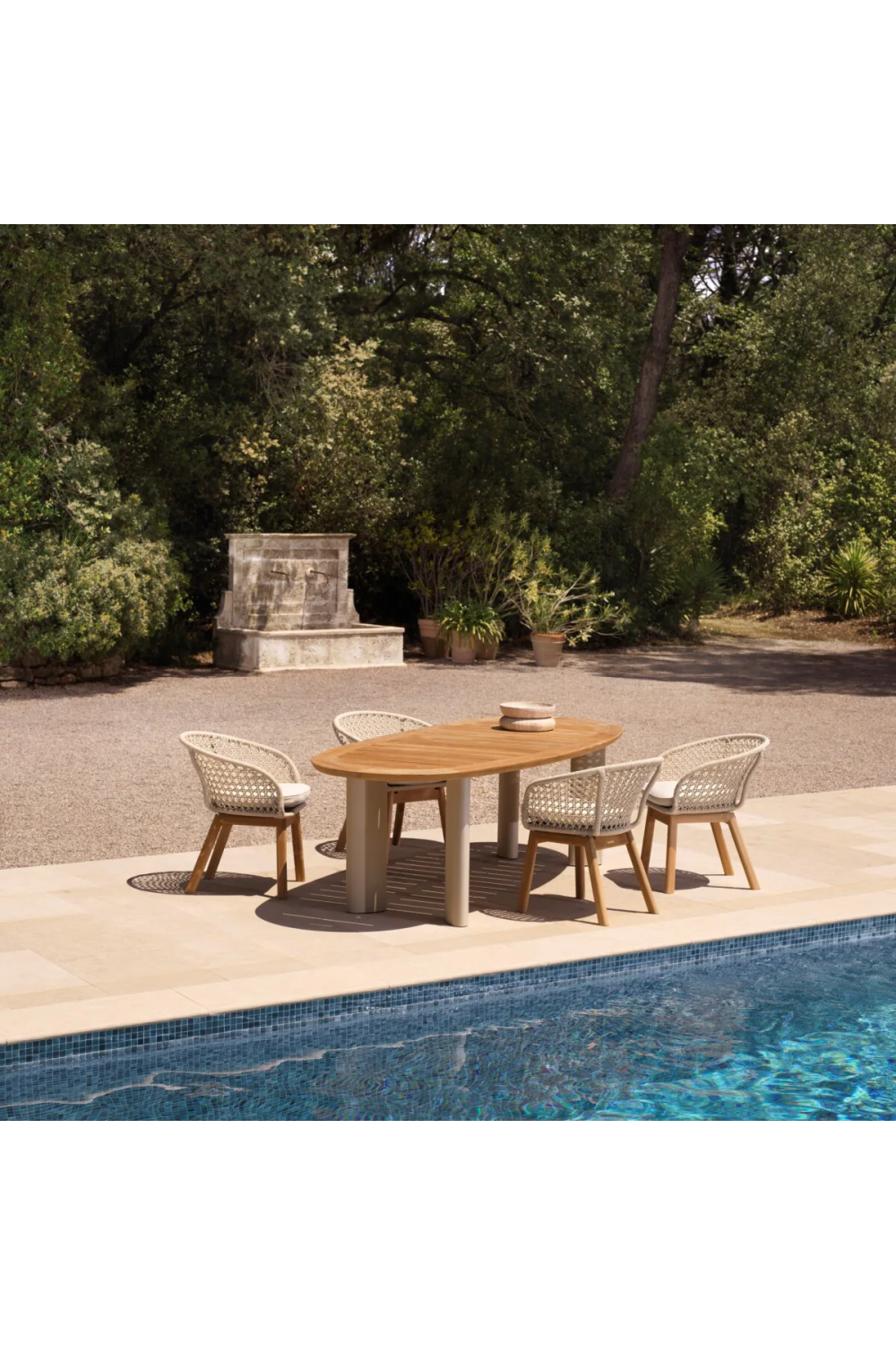 Teak Outdoor Dining Table | Eichholtz Free Form | Oroa.com