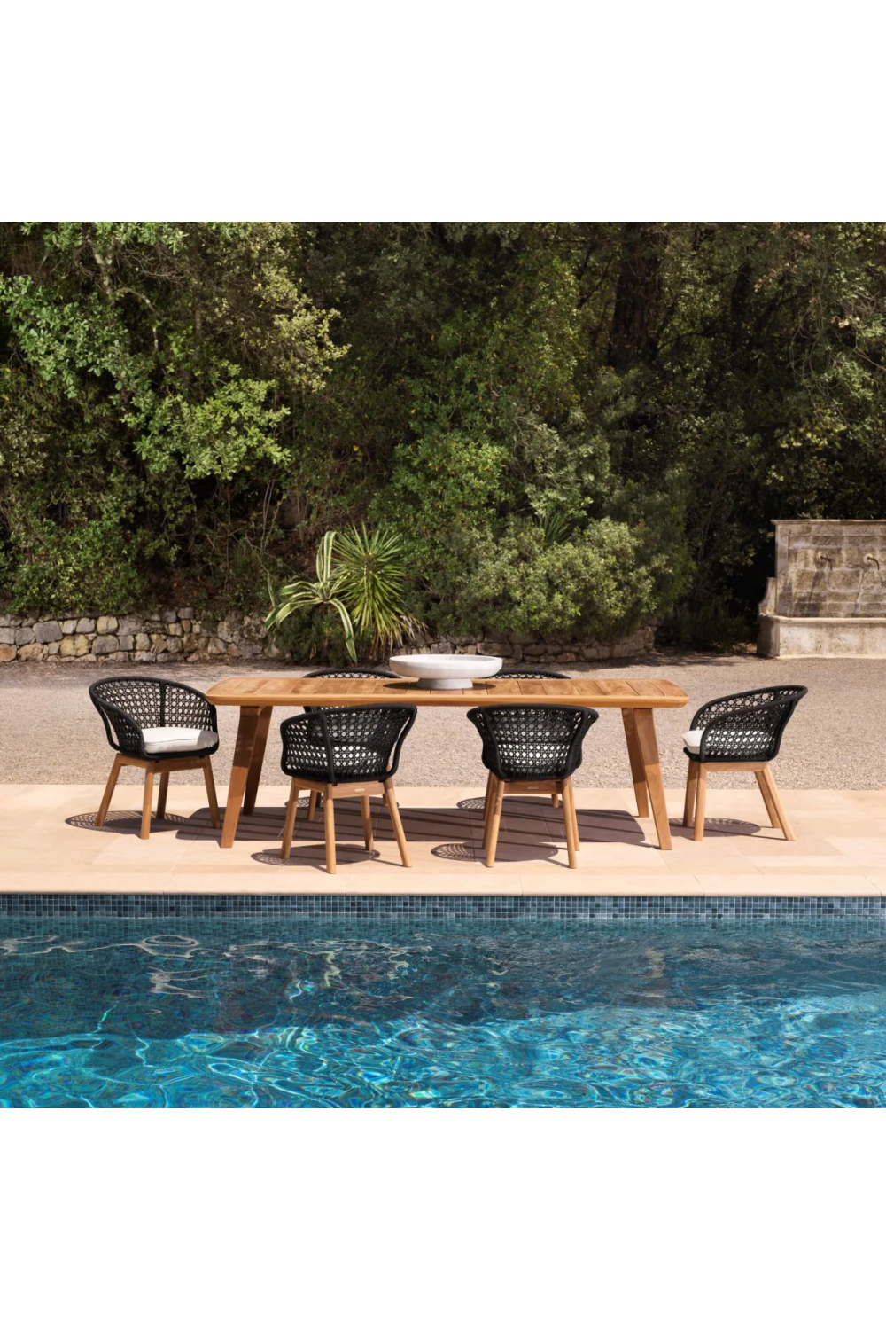 Slatted Teak Outdoor Dining Table | Eichholtz Glover | Oroa.com