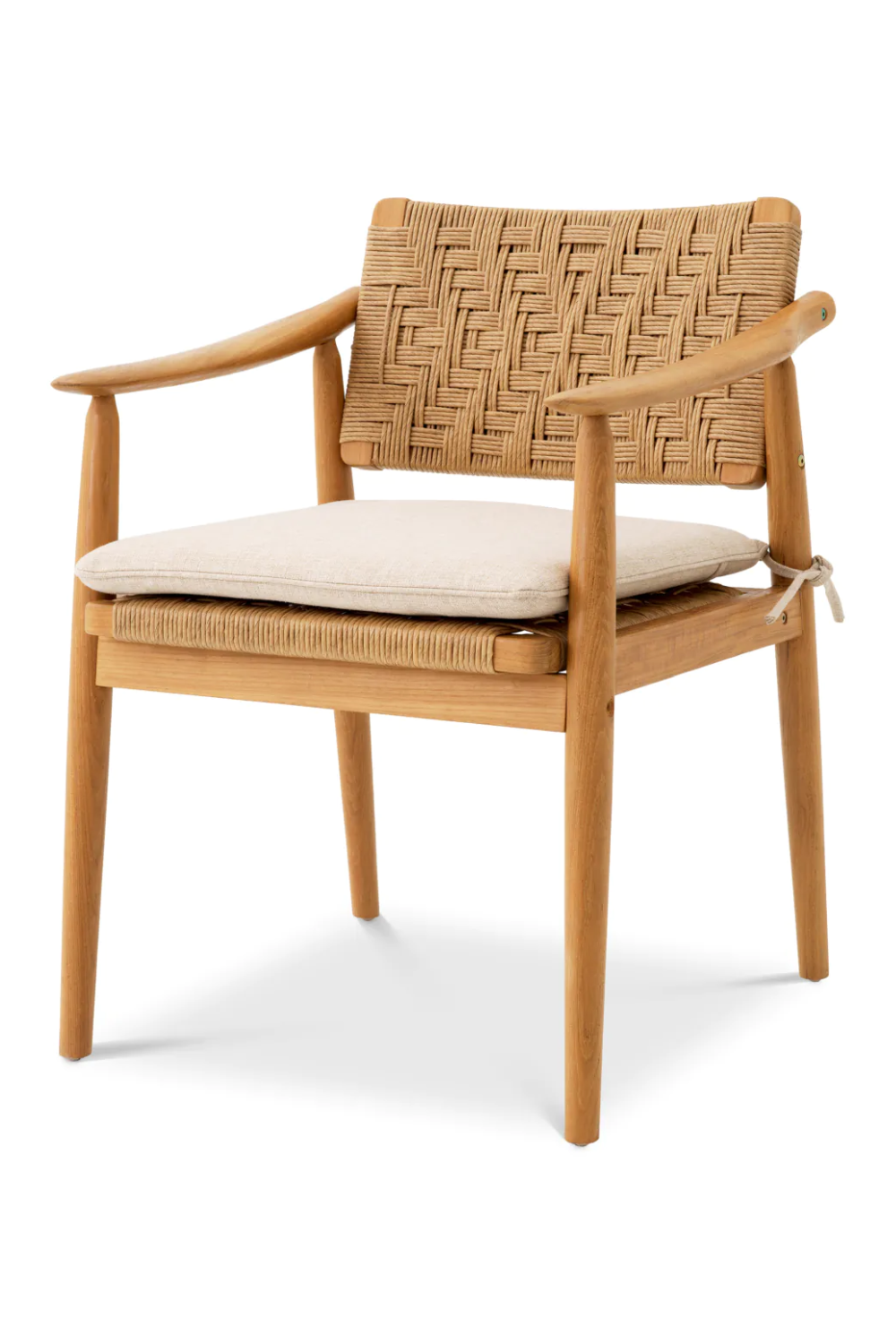 Natural Teak Outdoor Dining Chairs (2) | Eichholtz Coral Bay | Oroa.com