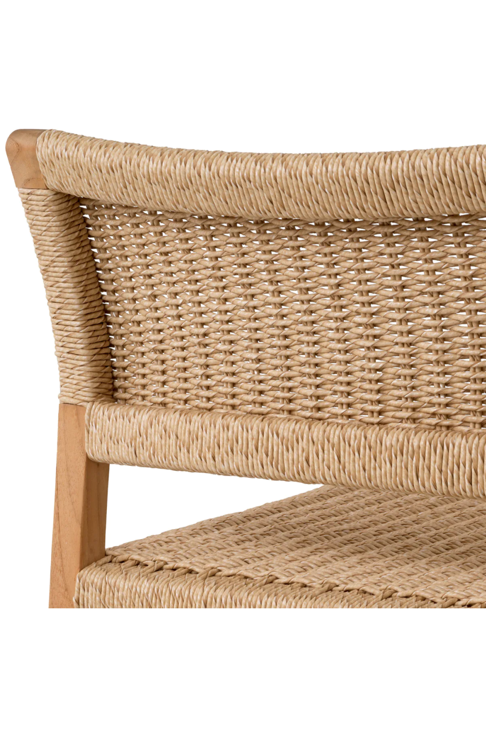 Wooden Weave Outdoor Dining Chair | Eichholtz Griffin | Oroa.com