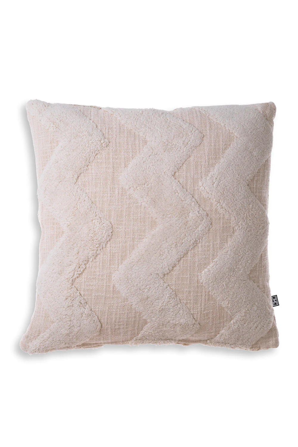 Off-White Zigzag Patterned Cushion L | Eichholtz Mynos | Oroa.com