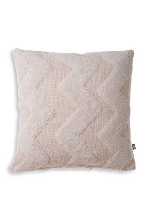Off-White Zigzag Patterned Cushion L | Eichholtz Mynos | Oroa.com