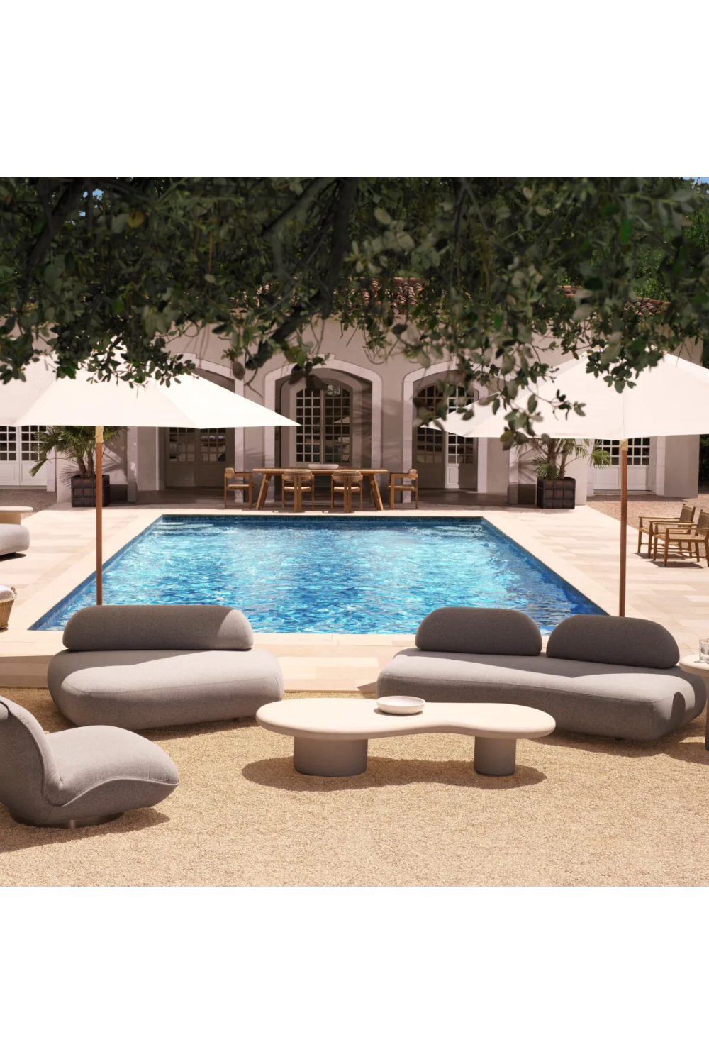 Curved Modern Outdoor Sofa | Eichholtz Residenza | Oroa.com