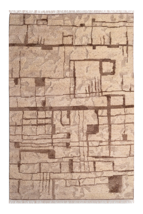 Hand-Knotted Brown Wool Carpet | Eichholtz Limitless | Oroa.com