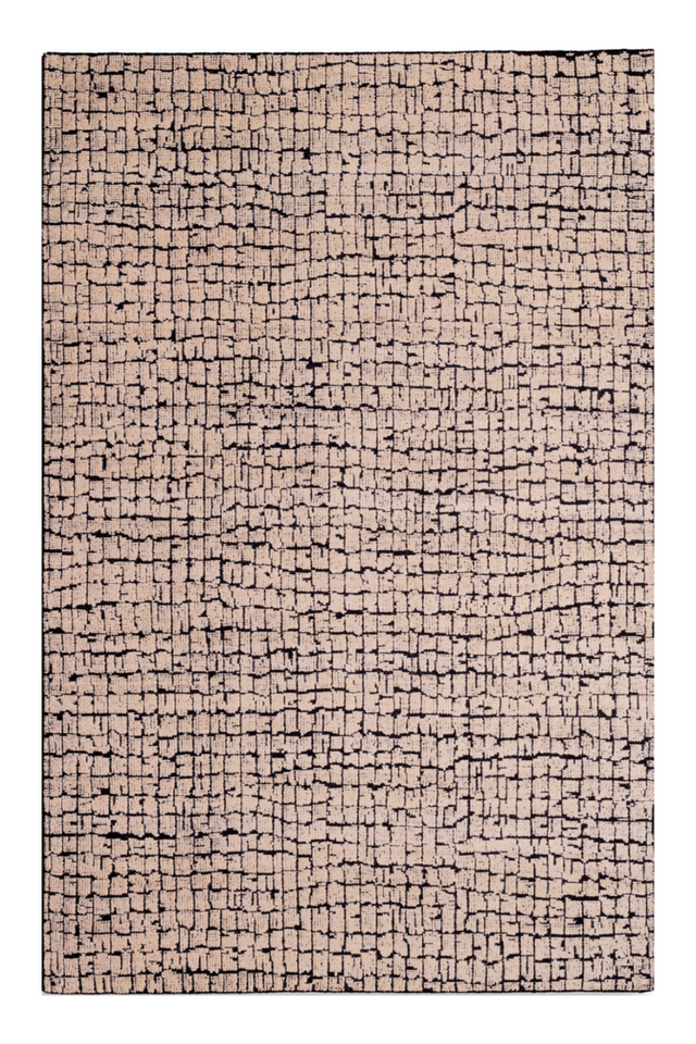 Black Patterned Wool Carpet | Eichholtz Nirvana | Oroa.com