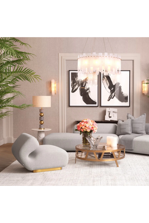 Marble Pedestal Side Table | Eichholtz Terry | Oroa.com