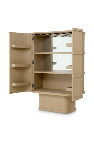 Oak Mirrored Bar Cabinet | Eichholtz Cabana | Oroa.com